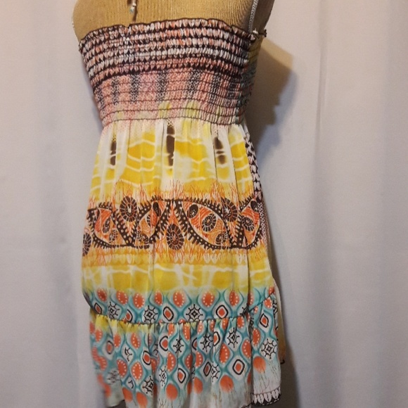 Blu Heaven  Sheer halter Tunic  S. New - Picture 4 of 4